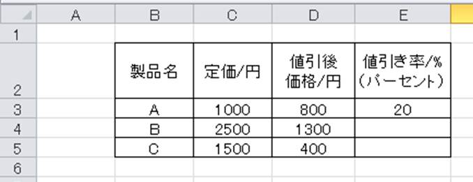 引率 計算 値 【Excel】エクセルで割引率（値引き率）や値引き後の価格を計算する方法【削減率の出し方】